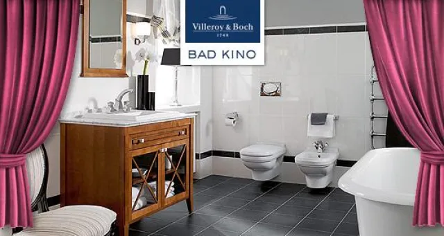 Bild: Erstes Villeroy-Boch Bad Kino bei REUSE Haustechnik