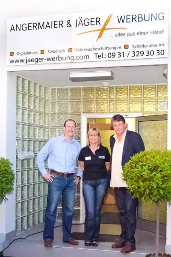 Die Referenten (v.l.) : Alexander Jäger (Angermaier und Jäger Werbung), Annelie Groth und Andreas Thomas (beide empathie agentur)