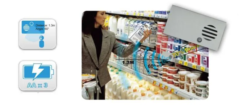 Bild: Neu bei WEP - Sensor Talk - gezielte Kundeninformation am POS