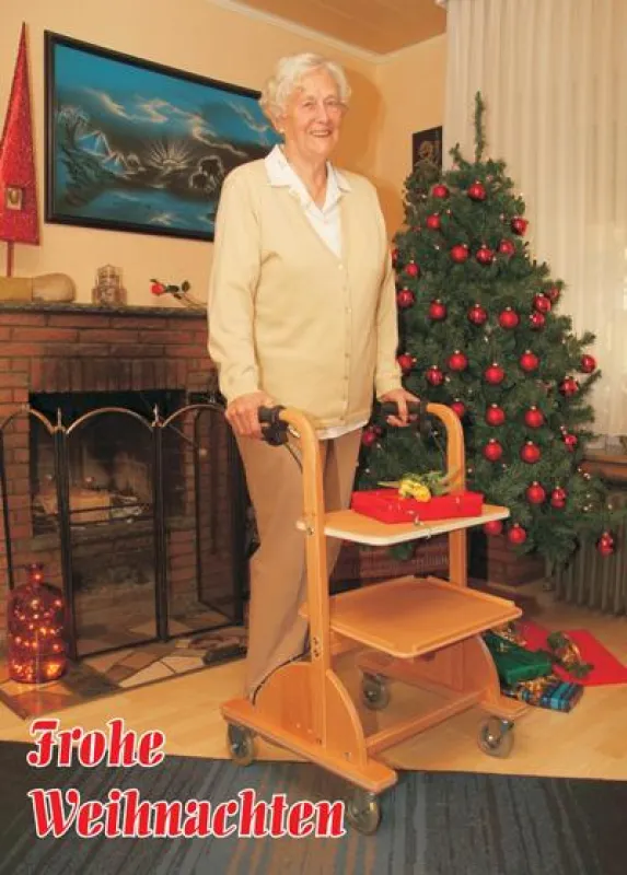 Mit einem Rollator für die Wohnung verschenkt man zu Weihnachten ein Stück Lebensfreude.