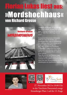 Bild: „Weissensee“ - Star Florian Lukas liest aus „Mordshochhaus“, einem Krimi von Richard Grosse