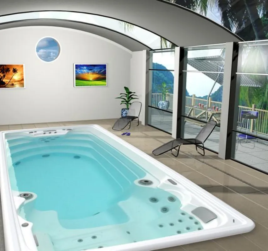 Swimspa Amazon, hier als Einbauversion