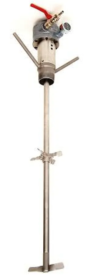 Fassrührer, Variante mit Druckluftantrieb, ATEX, zweistufig