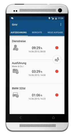 Bild: timr Offline – Zeiterfassung einfach überall