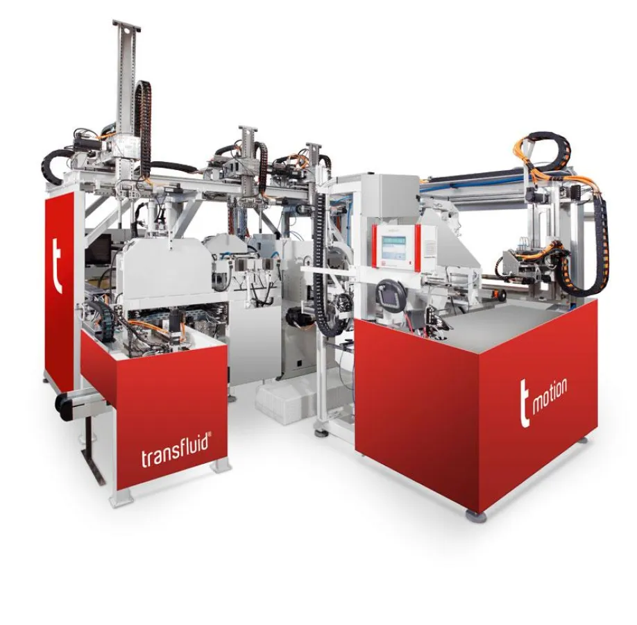 Production cell for perfect tube machining processes: Weld seam detection ? pipe bending ? pipe trimming ? fully automatic pipe fo