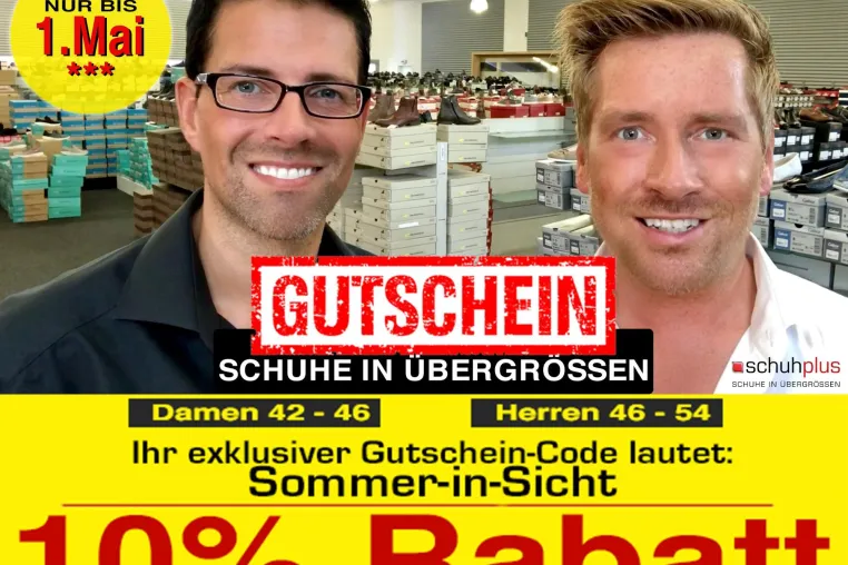 Bild: Der Sommer kann kommen! 10 % Rabatt auf das gesamte Sortiment bei schuhplus