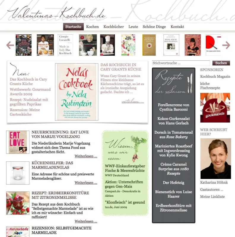 Alles rund ums Kochen - Valentinas-Kochbuch.de