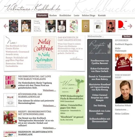 Neu auf Valentinas-Kochbuch.de - Mehr Rezepte, mehr Rubriken Bild: Neu auf Valentinas-Kochbuch.de - Mehr Rezepte, mehr Rubriken