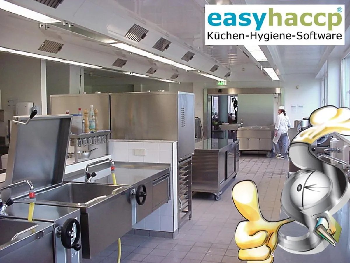Krankenhausküche dem HACCP-Standard entsprechend geführt und mit easyhaccp dokumentiert