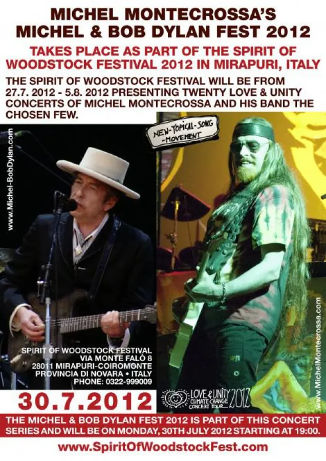 Michel Montecrossa's 'Michel & Bob Dylan Fest 2012'