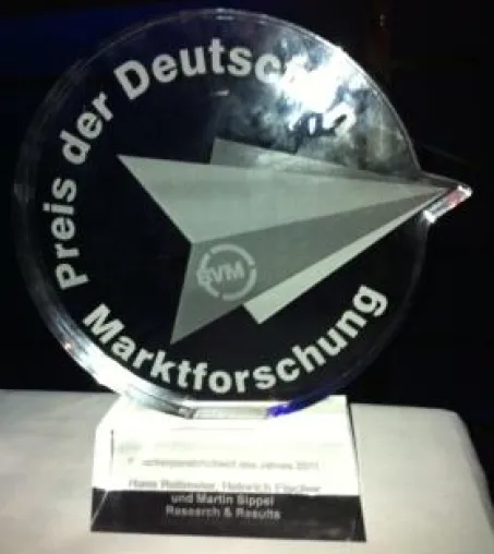 Preis der Deutschen Marktforschung: Research & Results-Inhaber sind Forscherpersönlichkeit 2011 Bild: Preis der Deutschen Marktforschung: Research & Results-Inhaber sind Forscherpersönlichkeit 2011