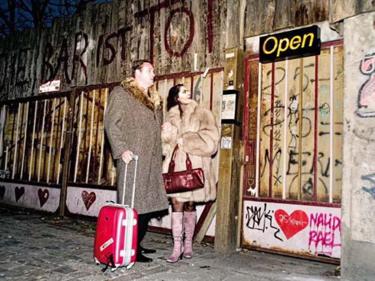 BERLINERLEBEN in der Neuköllner Oper mit Clemens Gnad und Sarah Papadopoulou (c) Foto: Matthias Heyd