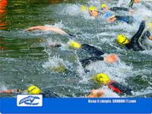 Bild: Carboo4U liefert beim Mönchshof-Triathlon Trebgast/Kulmbach am 13. Juni 2009 die optimale Streckenverpflegung