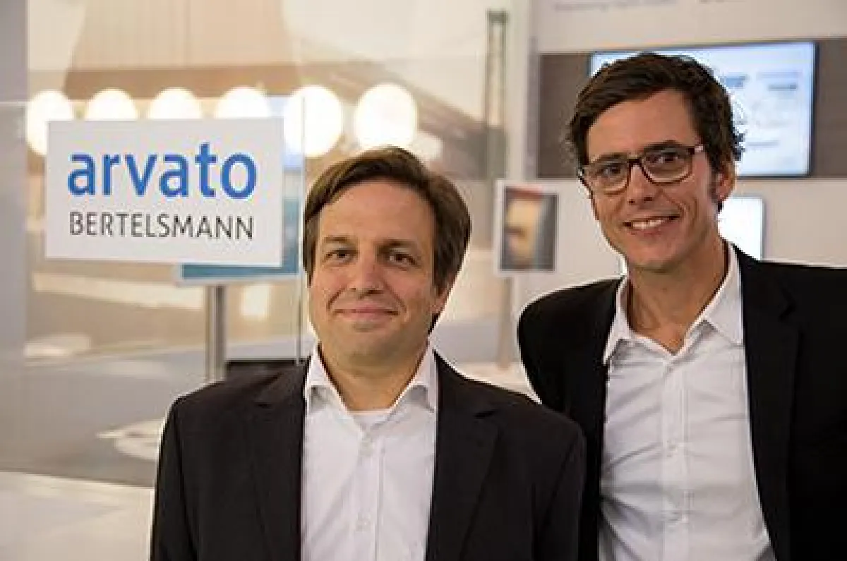 Stefan Eckardt (arvato Systems) u. Andreas Jacobi (make.tv) bieten MAM-Usern Cloud & Leistung