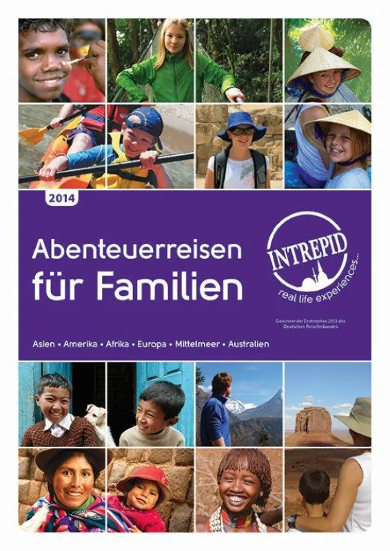 Familienabenteuer bietet Intrepid Travel auf allen fünf Kontinenten an.