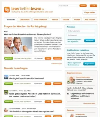 Bild: NizeNetworks startet Ratgeber-Portal „Leser-helfen-Lesern“ für die Zielgruppe 50+