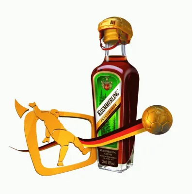 Bild: KUEMMERLING® auf Eis Reloaded - Der Kräuterlikör ist offizieller Partner des ersten Deutschen Eisfußball-Pokals