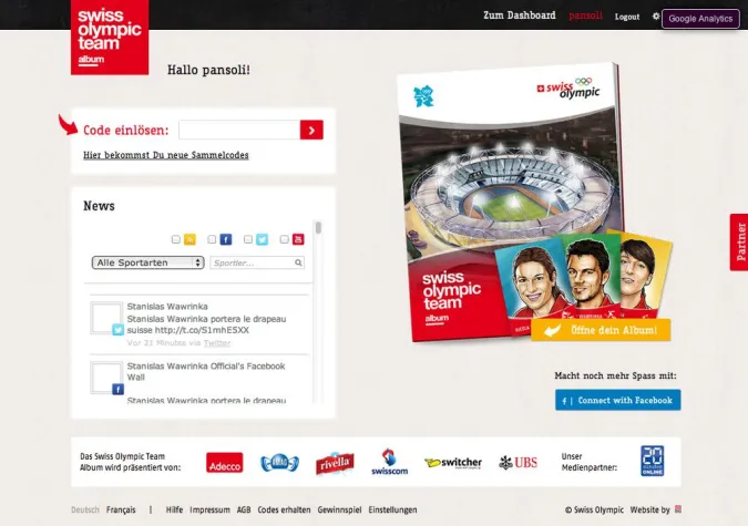 Bild: superReal macht Kampagne für Swiss Olympic