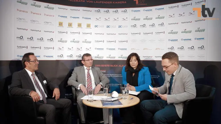 Der TELEMATIK-TALK mit MAN, Euro-Leasing und v-tron zu Insellösungen, Telematik-Apps und Carsharing Bild: Der TELEMATIK-TALK mit MAN, Euro-Leasing und v-tron zu Insellösungen, Telematik-Apps und Carsharing