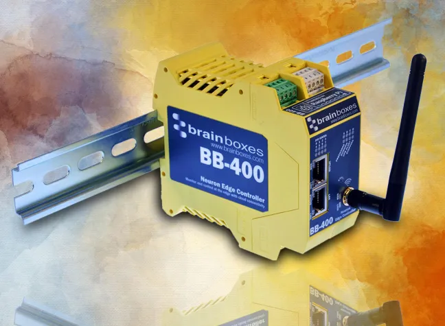 Brainboxes BB-400 NeuronEdge Controller - Die intelligente Verarbeitung von Daten am „Rande des Netzwerkes“ Bild: Brainboxes BB-400 NeuronEdge Controller - Die intelligente Verarbeitung von Daten am „Rande des Netzwerkes“