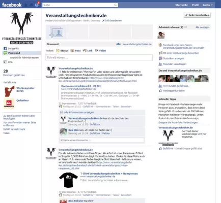 Bild: Veranstaltungstechniker.de goes Social