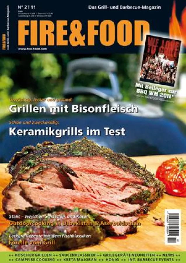 Ab Freitag im Zeitschriftenhandel. Die neue Ausgabe von FIRE&FOOD.