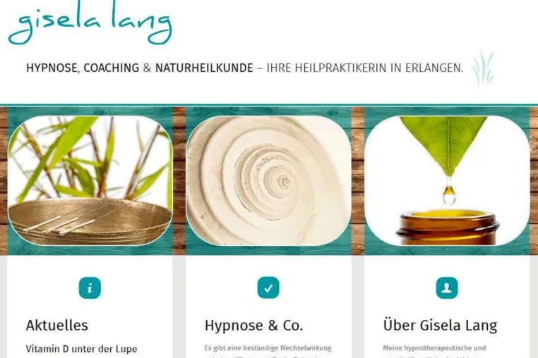 Bild: Praxis für Hypnose, Coaching und Naturheilkunde in Erlangen – neue Internetpräsenz