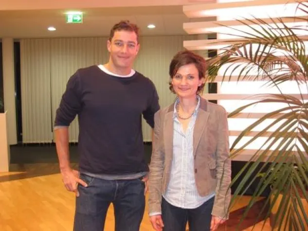 Bild: Telekom und L & D boten spannende Diskussion mit Triathlet Lothar Leder