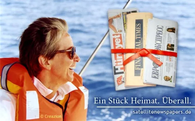 Bild: Zeitungsdruck auf hoher See: Tagaktuelle Zeitungen für Gäste aus aller Welt