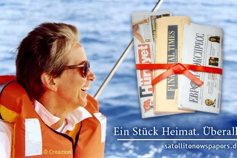 Bild: Zeitungsdruck auf hoher See: Tagaktuelle Zeitungen für Gäste aus aller Welt