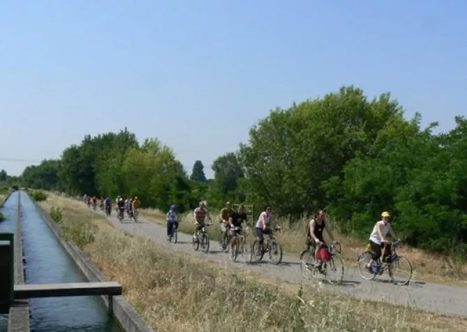 Bild: Radtourismusmesse in Mantua