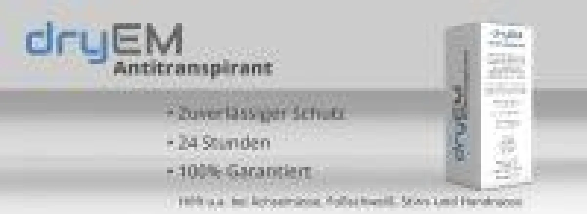 DryEM-Antitranspirant mit Garantie