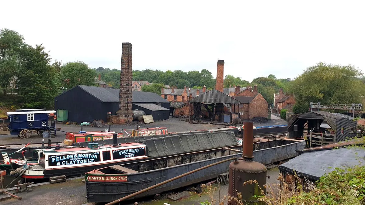 Über 40 historische Gebäude befinden sich in dem Freilichtmuseum westlich von Birmingham.