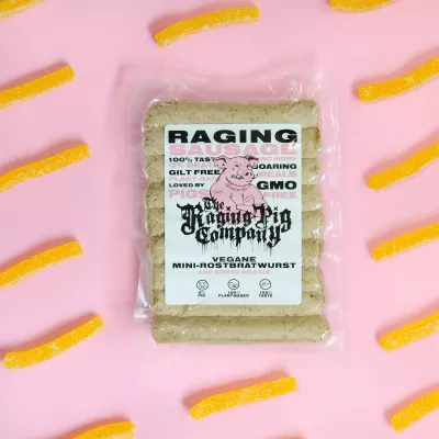 Bild: The Raging Pig Company launcht drei neue pflanzliche Bratwurstprodukte