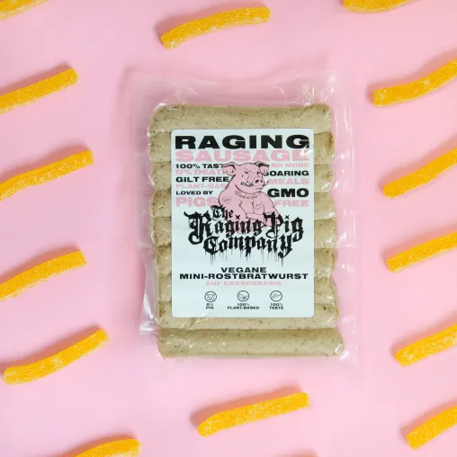 Bild: The Raging Pig Company launcht drei neue pflanzliche Bratwurstprodukte