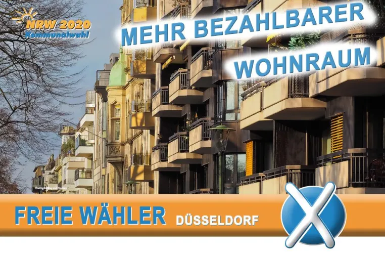 Bild: Mehr bezahlbaren Wohnraum schaffen in Düsseldorf