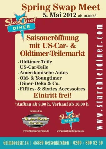 Bild: 5.Mai: Spring Swap Meet – US-Car- und Oldtimer Saisoneröffnung mit Teilemarkt