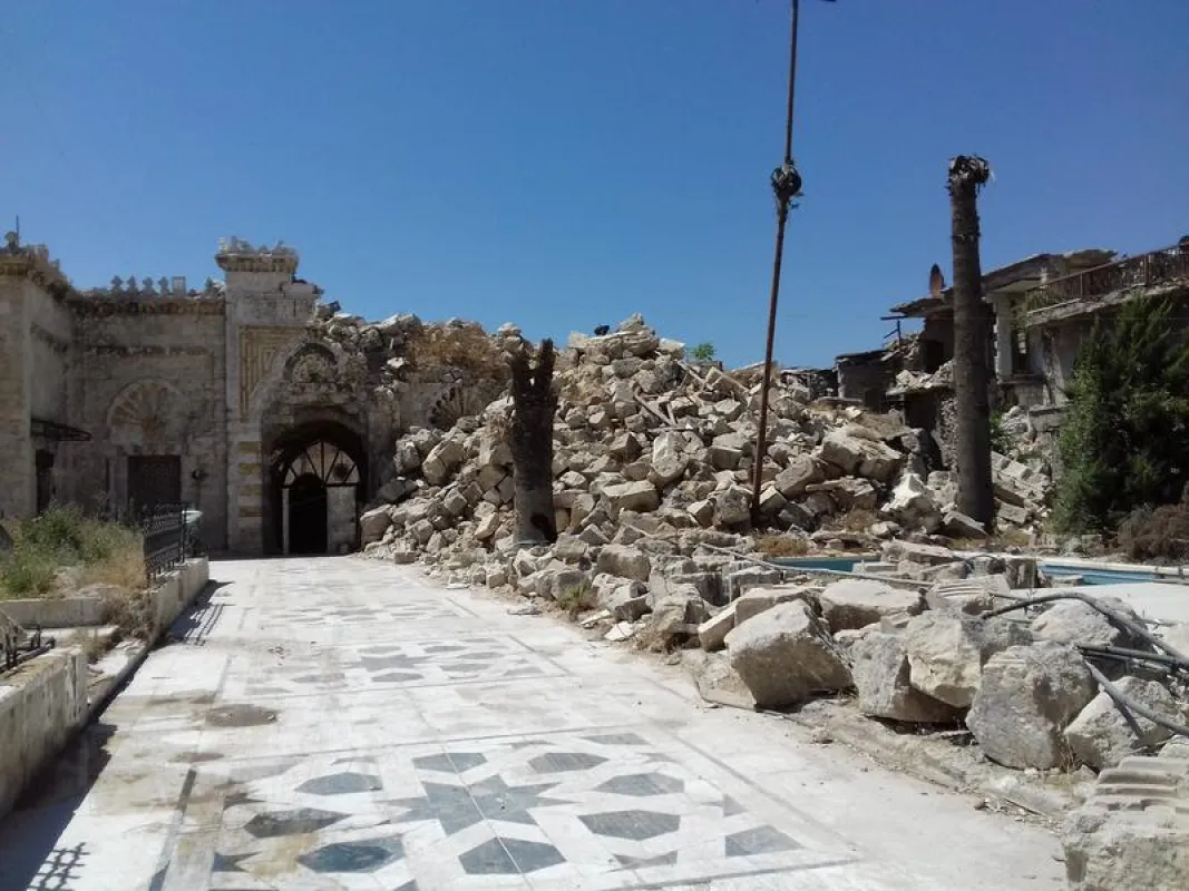Die zerstörte syrische Stadt Aleppo. (Foto: Shakira Shehadeh)