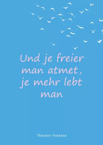 Bild: Typografie-Postkarten mit ansprechenden Zitaten und Wortschätzen