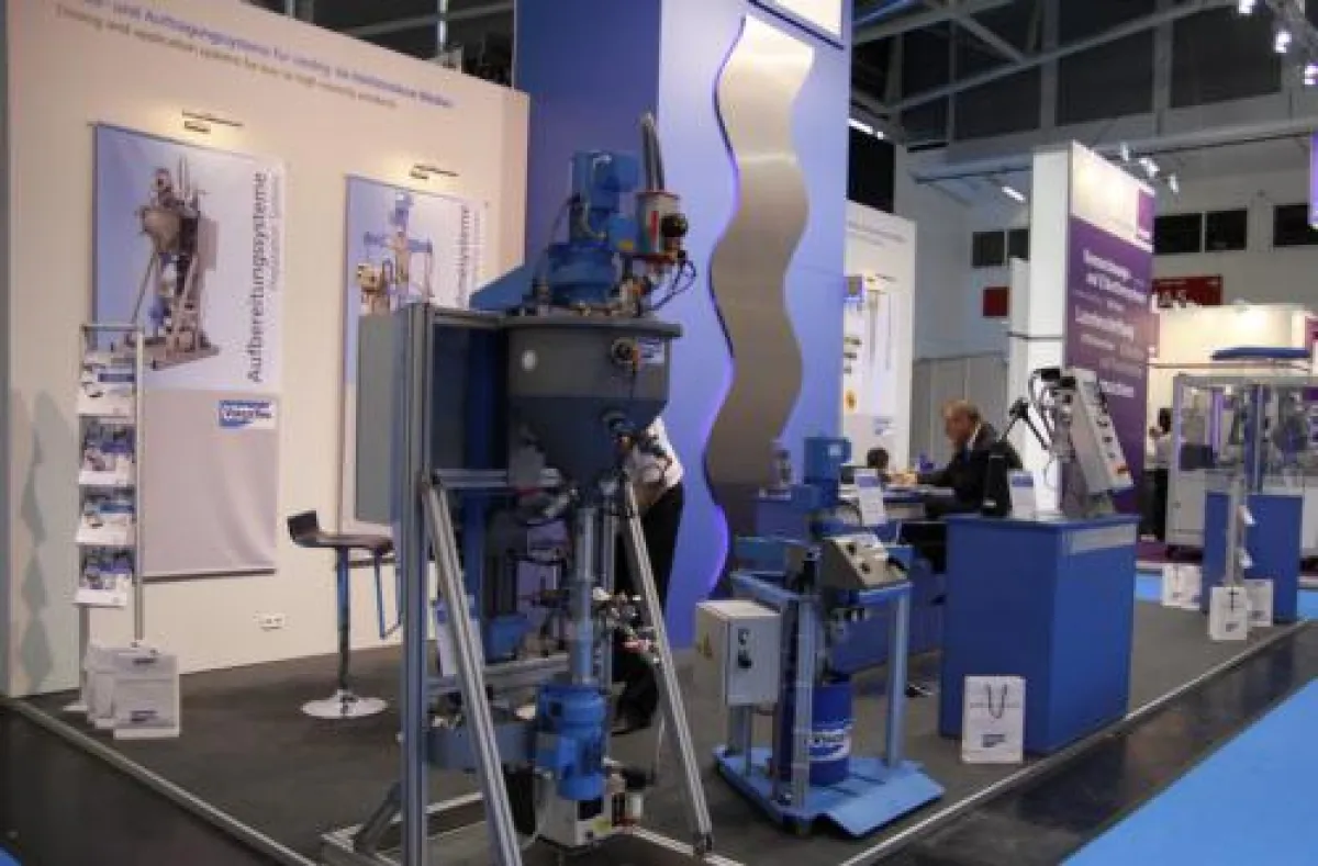 ViscoTec Messestand Automatica 2014