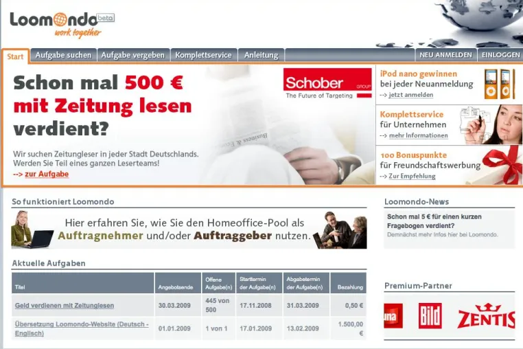 Stressfrei jobben trotz hohem Lernpensum - Loomondo vermittelt passende Nebenjobs im Internet Bild: Stressfrei jobben trotz hohem Lernpensum - Loomondo vermittelt passende Nebenjobs im Internet