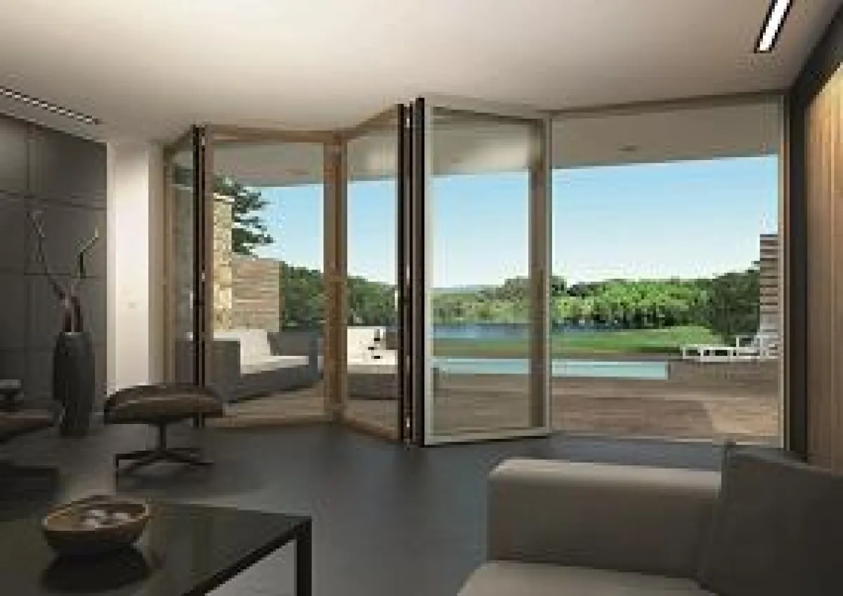 Glas-Faltwand von SUNFLEX Aluminiumsysteme GmbH