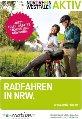 e-motion e-Bike Experten Gruppe kooperiert mit NRW Tourismus Bild: e-motion e-Bike Experten Gruppe kooperiert mit NRW Tourismus