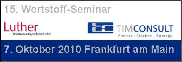 Bild: Neues Kreislaufwirtschaftsgesetz (KrWG) - Optimale Vermarktung von Wertstoffen unter neuen Rahmenbedingungen