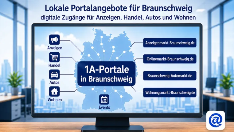 Braunschweig erhält mit 1A-Portale.de zentrale Einstiege für lokale Angebote und Handel Bild: Braunschweig erhält mit 1A-Portale.de zentrale Einstiege für lokale Angebote und Handel