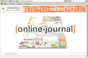 “Print meets Internet” - Romanek media-module kommen mit einem kostengünstigem e-journal auf den Markt Bild: “Print meets Internet” - Romanek media-module kommen mit einem kostengünstigem e-journal auf den Markt