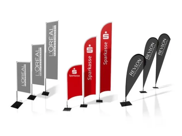 Fahnensysteme zum Sommerpreis Bild: Fahnensysteme zum Sommerpreis