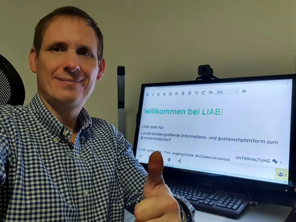Die digitale Plattform LIAB soll die interkommunale Vernetzung zum Brenner-Nordzulauf vorantreiben.