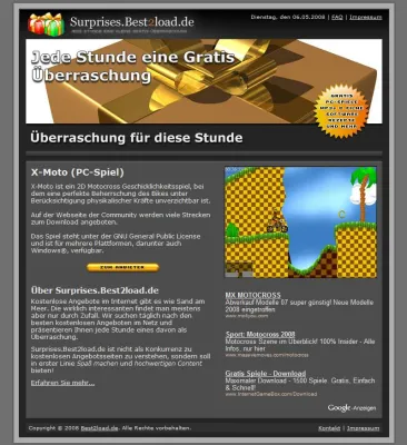 Bild: Jede Stunde auf eine kleine Gratis Überraschung freuen