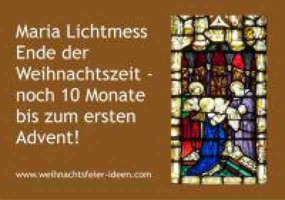 Bild: Mit Maria Lichtmess ist die Weihnachtszeit beendet - doch nach dem Fest ist vor dem Fest!